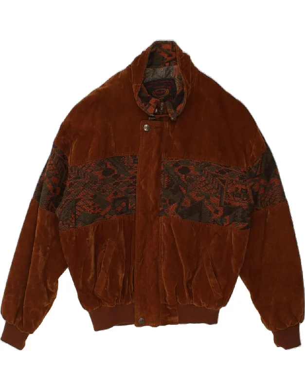 Men's Coats for Every OccasionVINTAGE Mens Suede Bomber Jacket UK 44 2XL Brown Colourblock Men's Coats for Every OccasionVINTAGE Mens Suede Bomber Jacket UK 44 2XL Brown Colourblock