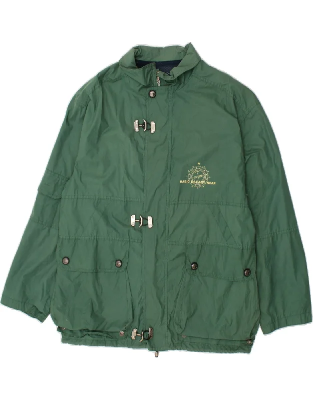 Functional Men's Ski JacketsVINTAGE Mens Windbreaker Jacket UK 40 Large Green Cotton Functional Men's Ski JacketsVINTAGE Mens Windbreaker Jacket UK 40 Large Green Cotton