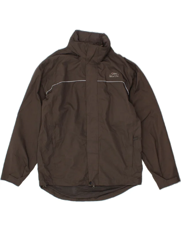 Men's Coats with Inner PocketsWEIRD FISH Mens Graphic Rain Jacket UK 38 Medium Grey Nylon Men's Coats with Inner PocketsWEIRD FISH Mens Graphic Rain Jacket UK 38 Medium Grey Nylon