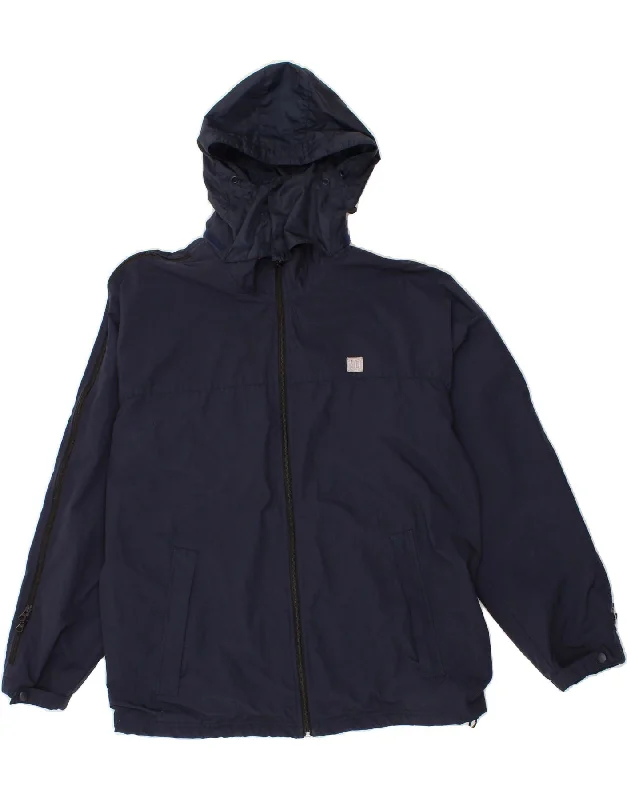 Men's Coats for Mild WeatherWILSON Mens Hooded Rain Jacket UK 40 Large Navy Blue Nylon Men's Coats for Mild WeatherWILSON Mens Hooded Rain Jacket UK 40 Large Navy Blue Nylon